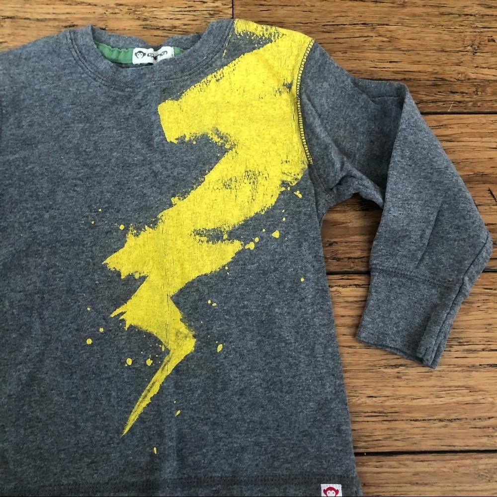 Appaman Shirt Lightening Paint Gray